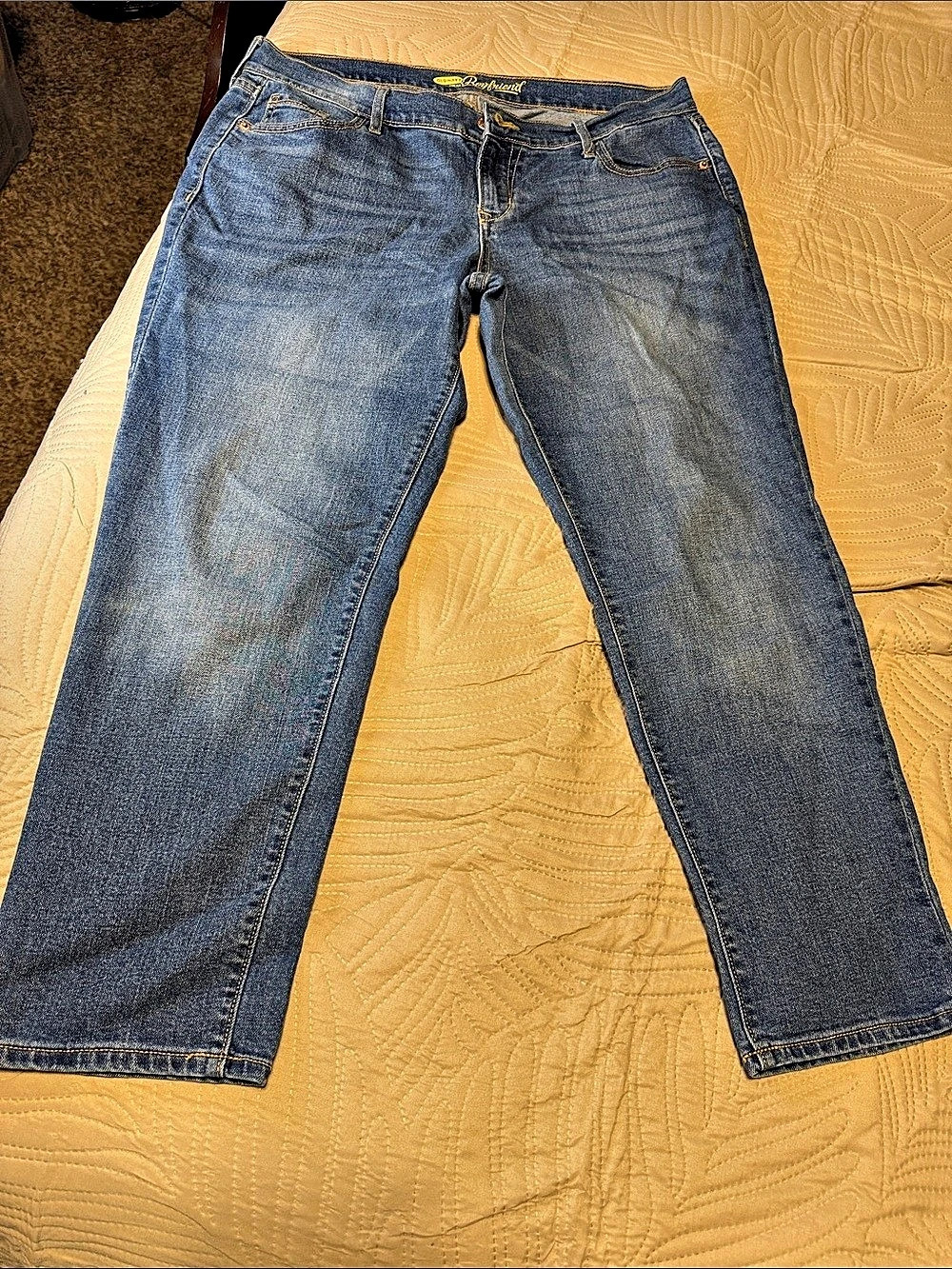 Old Navy Boyfriend Jeans Blue Waist 10